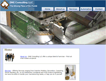 Tablet Screenshot of dneconsulting.com